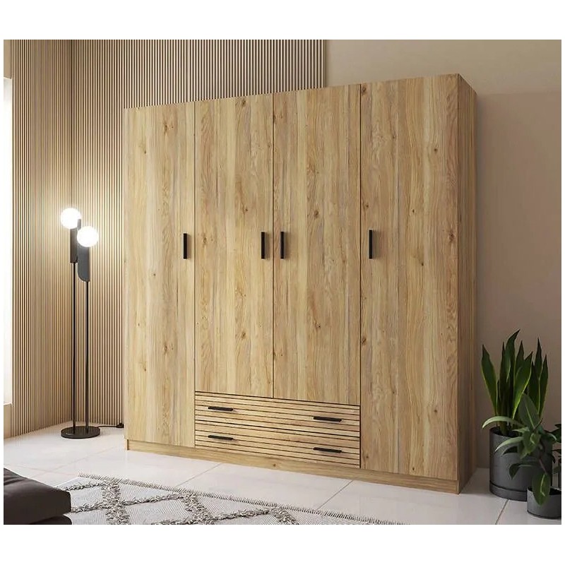 Armario Rapid 4 Puertas 2 Cajones  Mauvella rallas