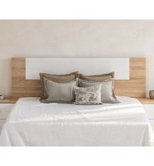 CABECERO MATRIMONIO MOD.CHAMPION CAMBRIA-BLANCO