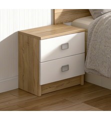 MESITA DE NOCHE MOD.CHAMPION CAMBRIA-BLANCO