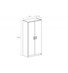 DORMITORIO CON ARMARIO MOD.CHAMPION AMBIENTE 01