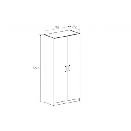 DORMITORIO CON ARMARIO MOD.CHAMPION AMBIENTE 01