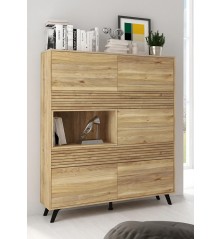 Vitrina Solana Moderna | Puertas y Estantes | Almacenaje con Estilo