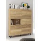Vitrina Solana Moderna | Puertas y Estantes | Almacenaje con Estilo