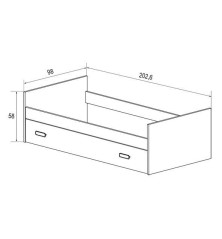 DORMITORIO CON ARMARIO MOD.CHAMPION AMBIENTE 02