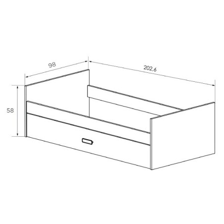 DORMITORIO SIN ARMARIO MOD.CHAMPION AMBIENTE 01