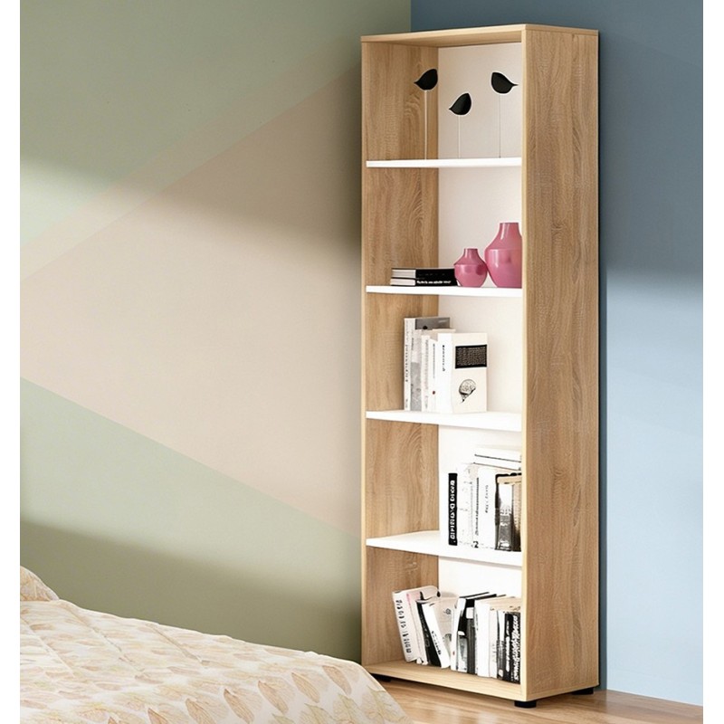 ESTANTERIA 182 CM. MOD.CHAMPION CAMBRIA-BLANCO