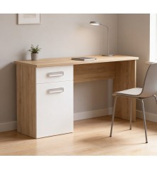 MESA ESTUDIO MOD.CHAMPION CAMBRIA-BLANCO