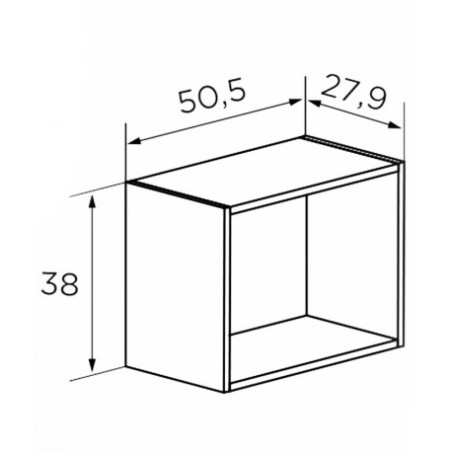 ESTANTERIA CUBO MOD.CHAMPION CAMBRIA