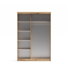 ARMARIO 2P. CORREDERA C/ESPEJO 150CM MOD. INOVA MAUVELLA-BEIG