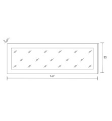 MARCO ESPEJO CON LUNA MOD.JULIETA ANDERSEN