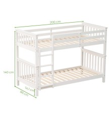 LITERA MADERA MOD. CAMILA BLANCA