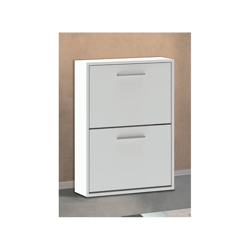 ZAPATERO 2 PUERTAS MOD. AURA BLANCO