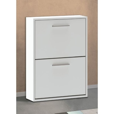 ZAPATERO 2 PUERTAS MOD. AURA BLANCO