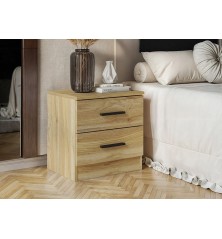 MESITA DE NOCHE 2 CAJONES MOD.AURA 2025 MAUVELLA