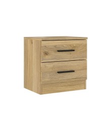 MESITA DE NOCHE 2 CAJONES MOD.AURA 2025 MAUVELLA