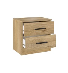 MESITA DE NOCHE 2 CAJONES MOD.AURA 2025 MAUVELLA