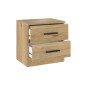 MESITA DE NOCHE 2 CAJONES MOD.AURA 2025 MAUVELLA