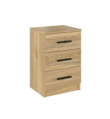 MESITA DE NOCHE 3 CAJONES MOD.AURA 2025 MAUVELLA