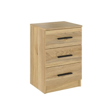 MESITA DE NOCHE 3 CAJONES MOD.AURA 2025 MAUVELLA