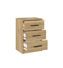 MESITA DE NOCHE 3 CAJONES MOD.AURA 2025 MAUVELLA