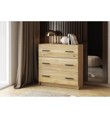 COMODA 3 CAJONES MOD.AURA 2025 MAUVELLA