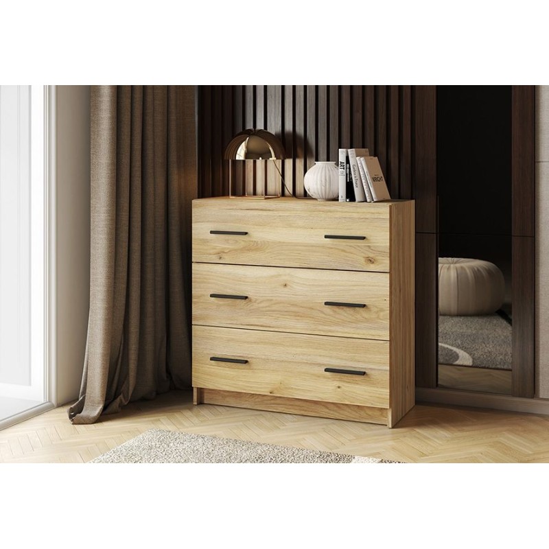 COMODA 3 CAJONES MOD.AURA 2025 MAUVELLA