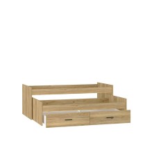 CAMA COMPACTO CON CAJONERA MOD AURA 2025 MAUVELLA