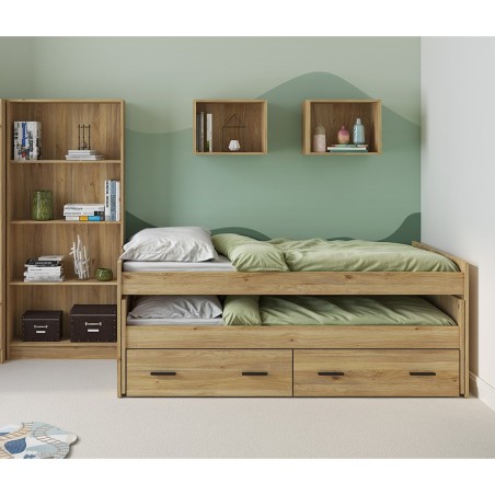 DORMITORIO JUVENIL S/ARMARIO MOD.AURA AMB.05 MAUVELLA