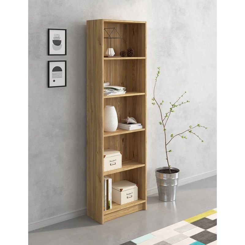 ESTANTERIA 5 BALDAS MOD. AURA 2025 MAUVELLA