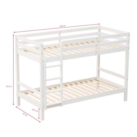 LITERA MADERA MOD. OLIVIA BLANCA