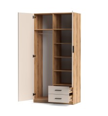 ARMARIO 2P. 2C MOD. ELBA MAUVELLA-BEIG