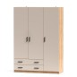 ARMARIO 3PTAS. 2C MOD. ELBA MAUVELLA-BEIG