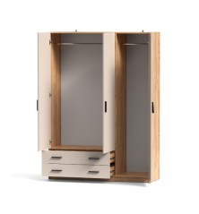 ARMARIO 3PTAS. 2C MOD. ELBA MAUVELLA-BEIG