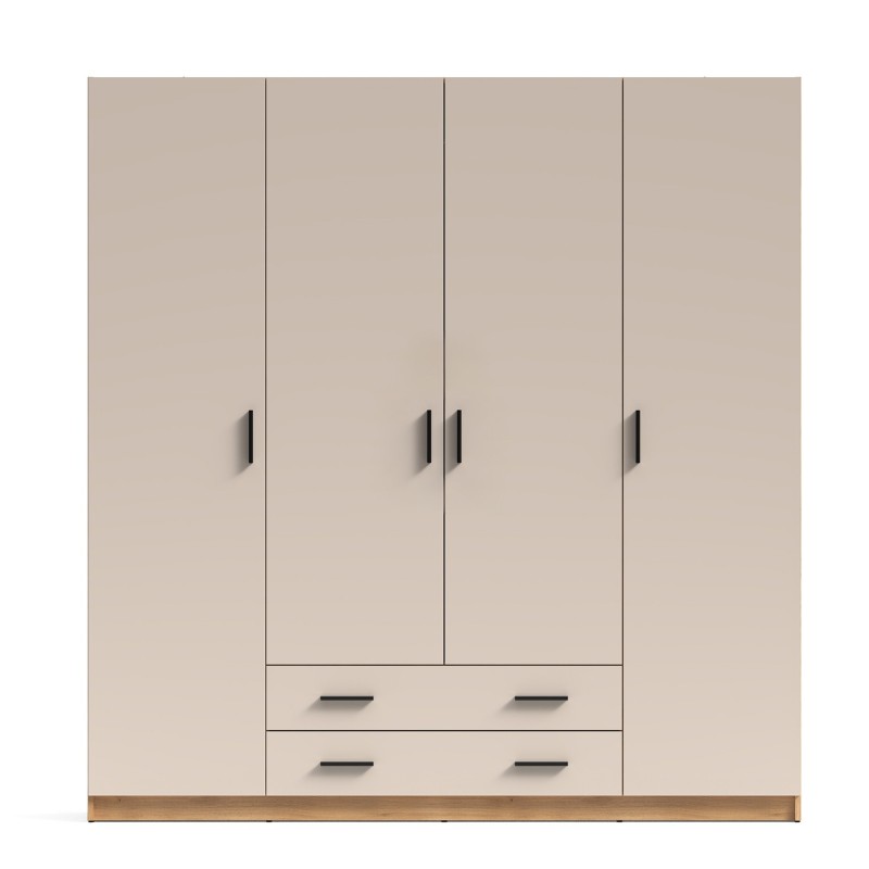 ARMARIO 4PTAS. 2C MOD. ELBA MAUVELLA-BEIG