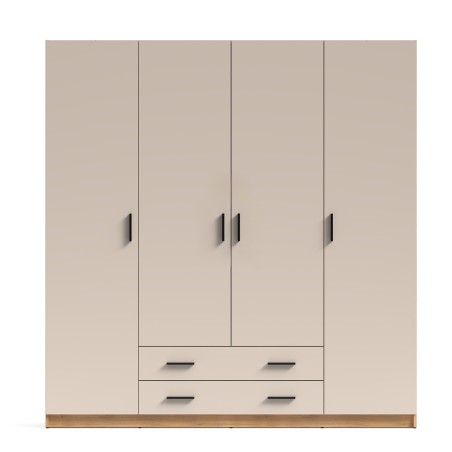 ARMARIO 4PTAS. 2C MOD. ELBA MAUVELLA-BEIG