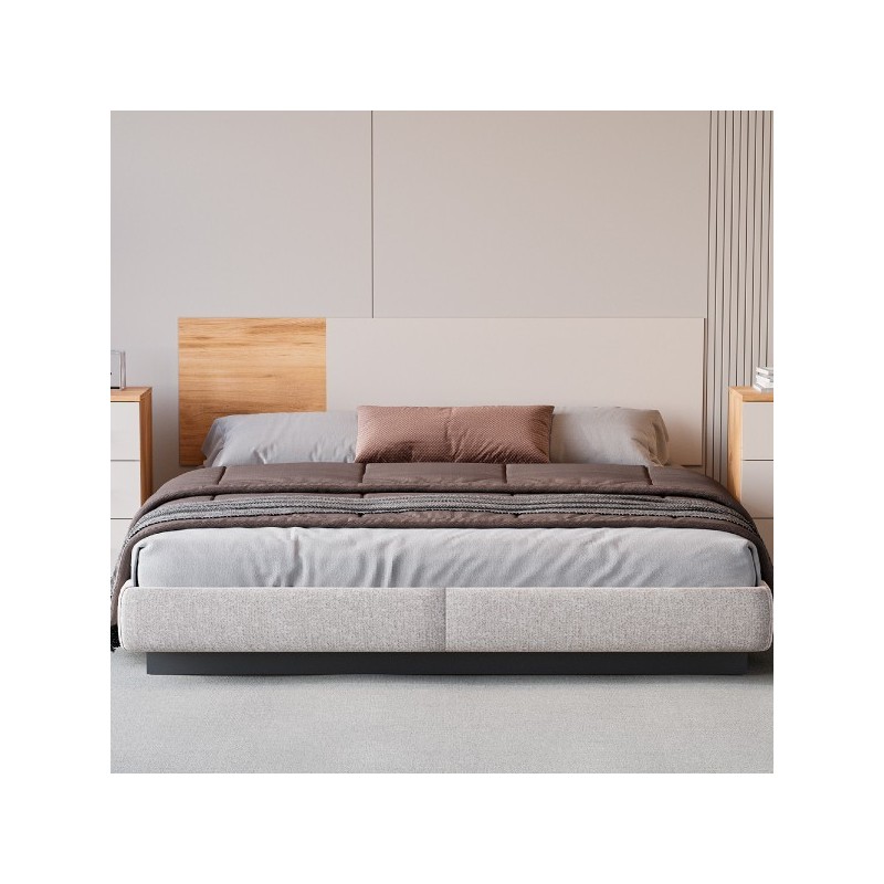 CABECERO MATRIMONIO MOD. ELBA MAUVELLA-BEIG