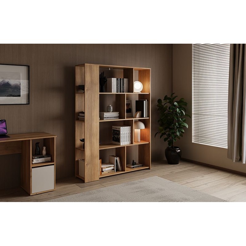 ESTANTERIA 129 CM MOD. ELBA MAUVELLA