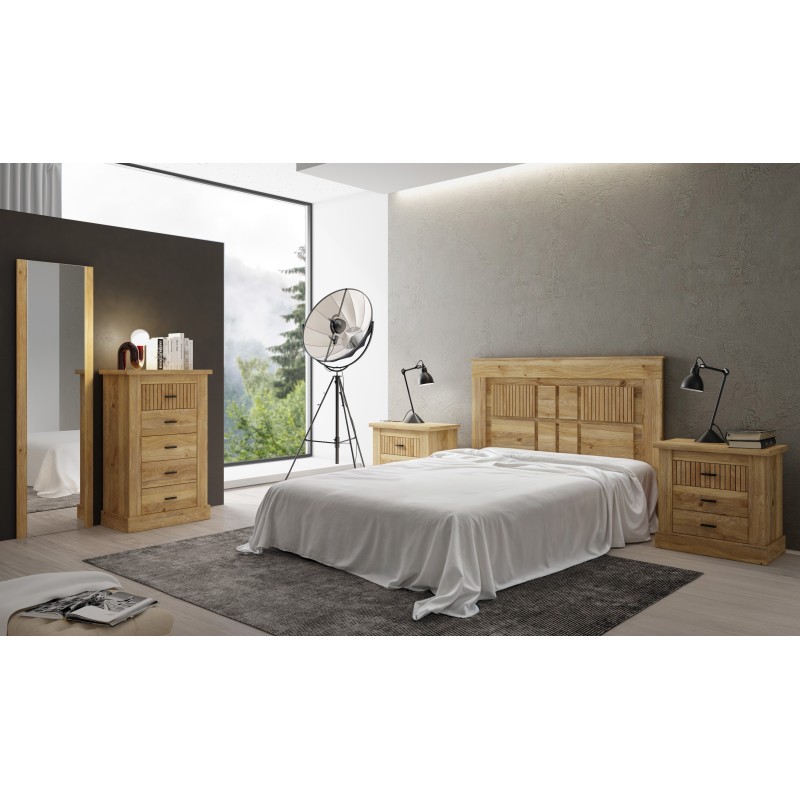 Dormitorio completo Rapid en mauvella rayas con Xinfonier