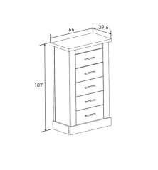 Dormitorio Juvenil completo Rapid en mauvella rayas