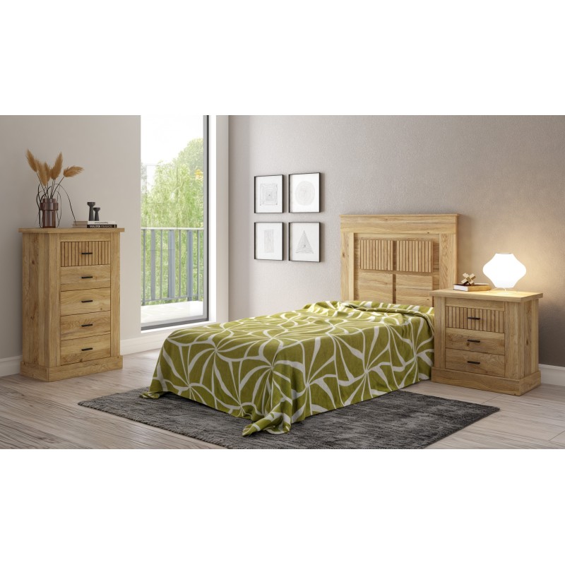 Dormitorio Juvenil completo Rapid en mauvella rayas