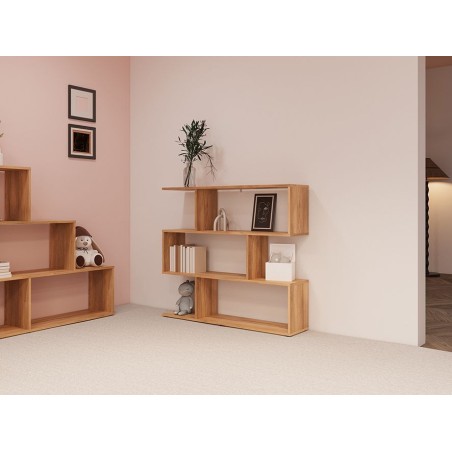 ESTANTERIA ASIMETRICA BAJA MOD. ELBA MAUVELLA