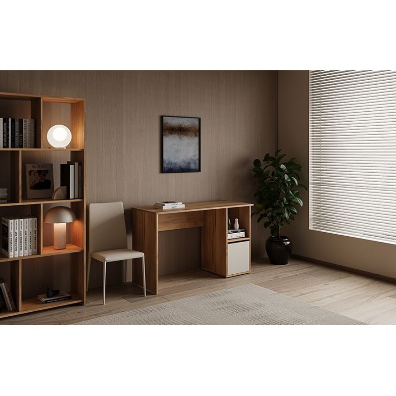 MESA ESTUDIO 1 PUERTA MOD. ELBA MAUVELLA-BEIG