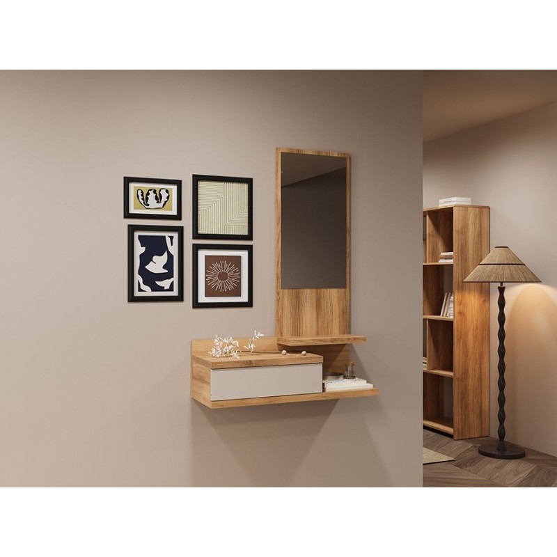 RECIBIDOR VERTICAL MOD. ELBA MAUVELLA-BEIG