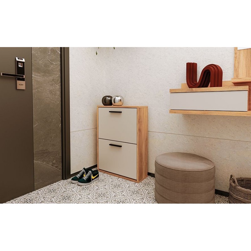 ZAPATERO 2 PUERTAS MOD. ELBA MAUVELLA-BEIG