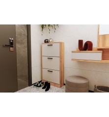 ZAPATERO 3 PUERTAS MOD. ELBA MAUVELLA-BEIG