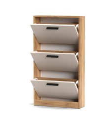 ZAPATERO 3 PUERTAS MOD. ELBA MAUVELLA-BEIG