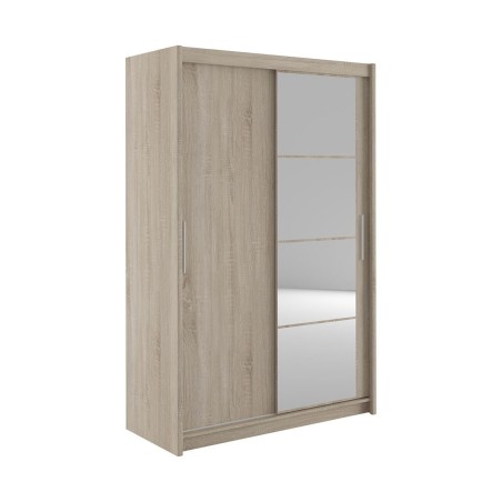 Armario de correderas modelo Kario  de 140cm  en Oak Sonoma