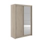 Armario de correderas modelo Kario de 140cm en Oak Sonoma Armario de correderas modelo Kario de 140cm en Oak Sonoma