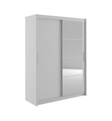 Armario de correderas modelo Kario  de 140cm  en Blanco
