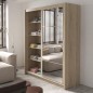 Armario de correderas modelo Kario de 180 cm en Oak Sonoma